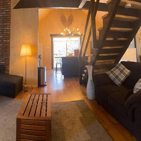 Le Jazz- Chalet Rustique/Chic Avec Spa Notre-Dame-Des-Bois Exterior photo