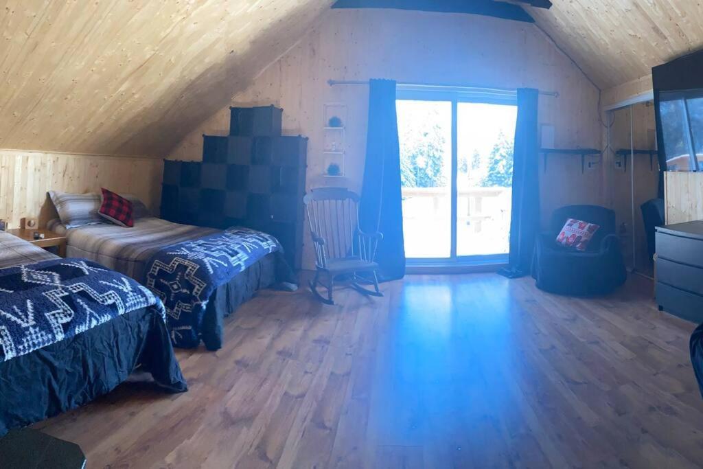 Le Jazz- Chalet Rustique/Chic Avec Spa Notre-Dame-Des-Bois Exterior photo
